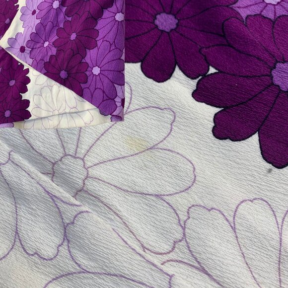 Vintage Empire Waist Floral Maxi Dress with Bell Sleeves | Women's 4 | Ui-Maikai - Picture 8 of 8